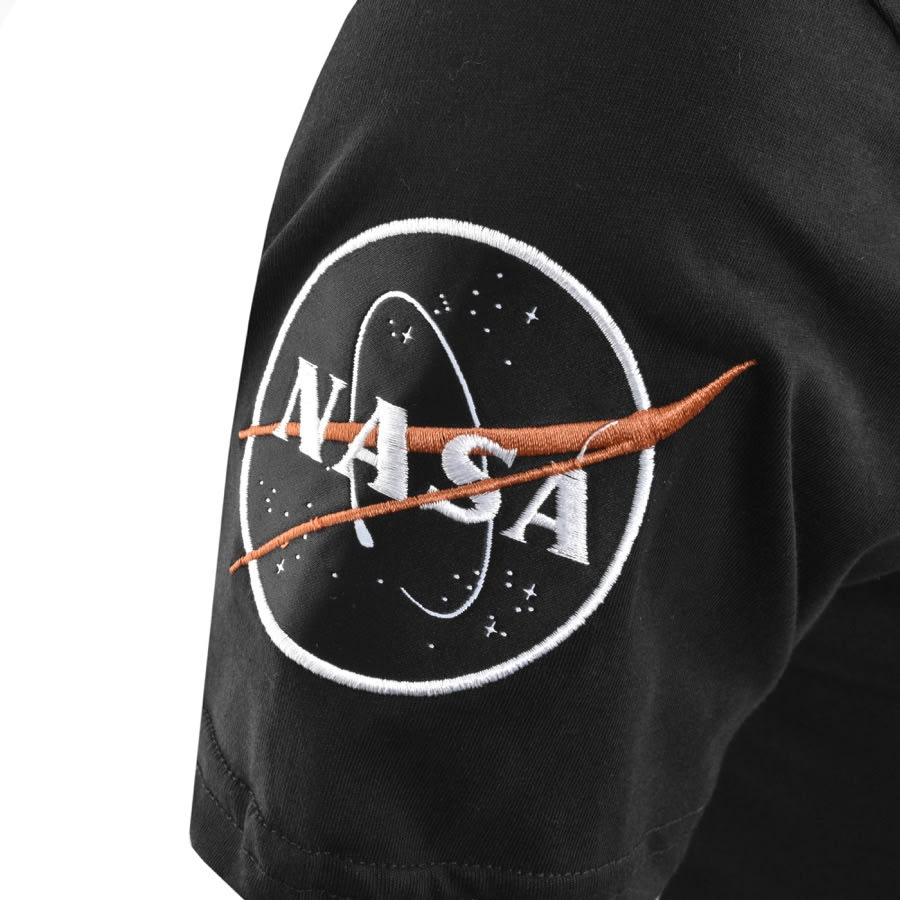 Alternative Image for ProductAlpha Industries Nasa Lunar Plaque T Shirt Black3